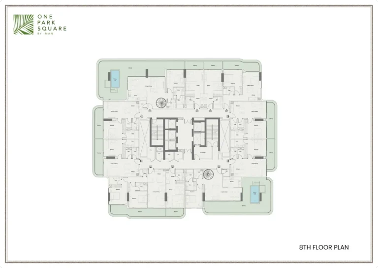 One Park Square By Iman floor plan Studio