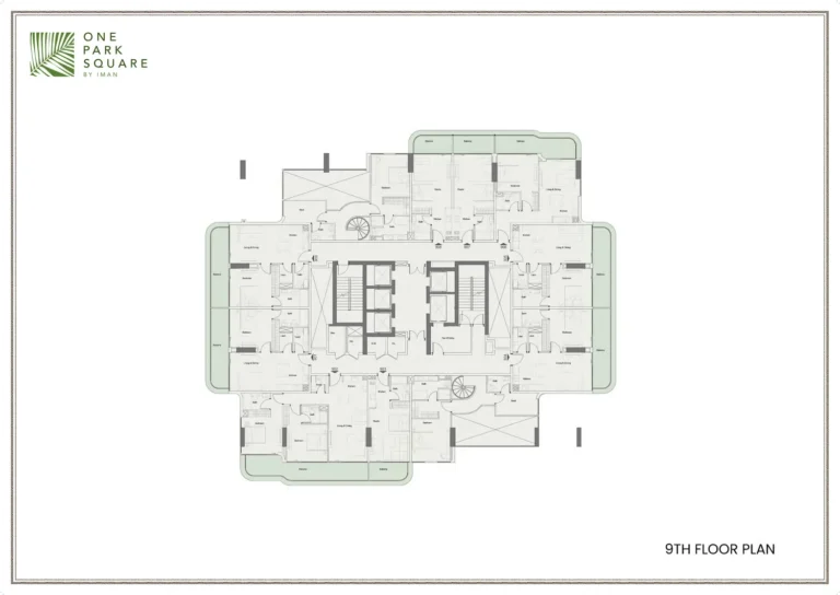 One Park Square By Iman floor plan Studio