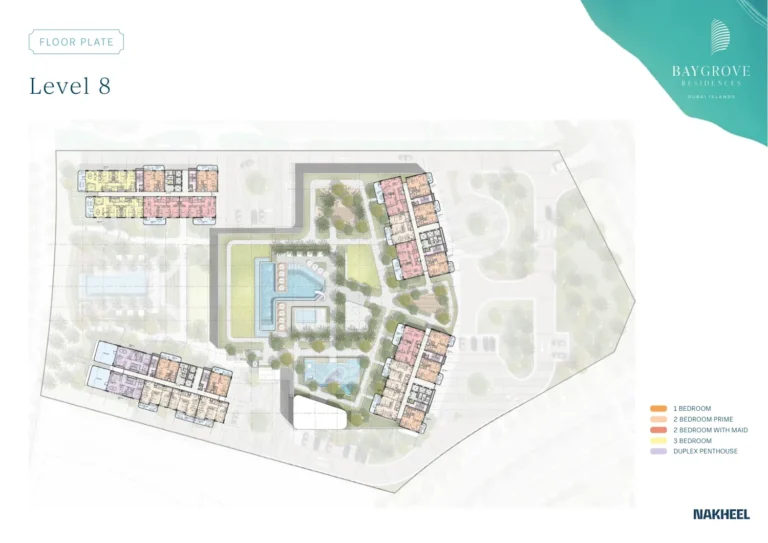 Bay Grove Residences B – Dubai Islands floor plan Studio