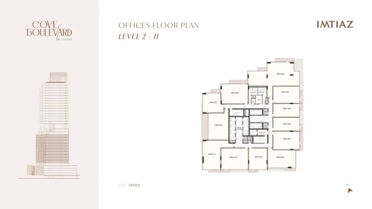 Cove Boulevard By Imtiaz floor plan Studio