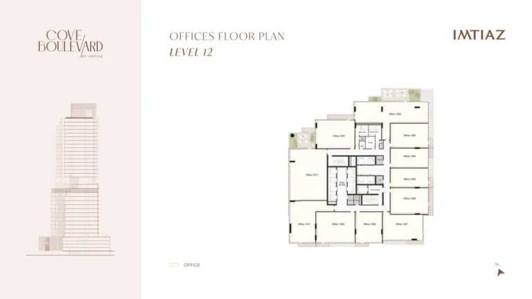 Cove Boulevard By Imtiaz floor plan Studio