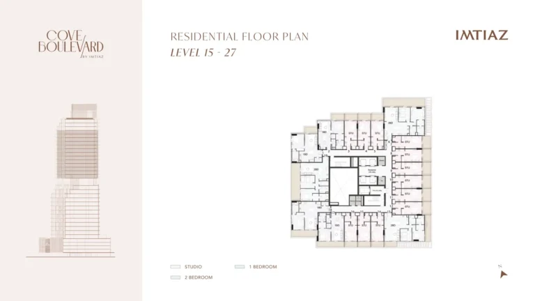 Cove Boulevard By Imtiaz floor plan Studio
