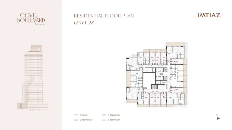 Cove Boulevard By Imtiaz floor plan Studio