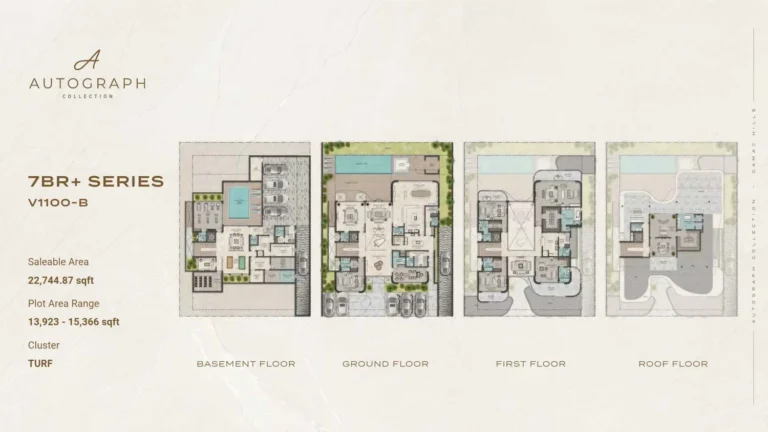 Damac Hills – Autograph Collection floor plan 7 BR · 22744 sqft