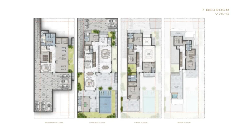 Damac Hills – Gems Estates 1 floor plan 7 BR