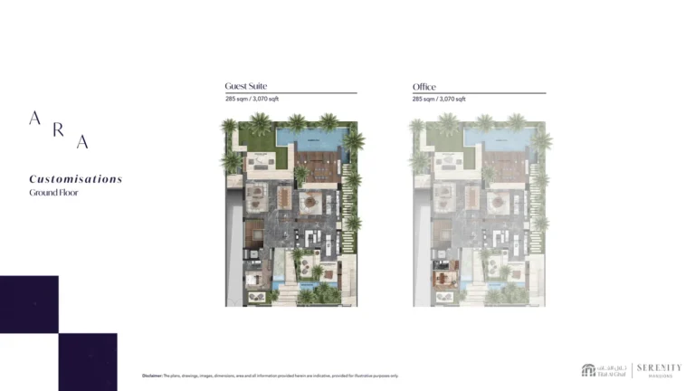 Serenity Mansions floor plan Студия · 3070 кв. фут