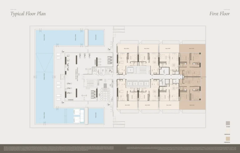 Damac Hills — Ivory floor plan Студия