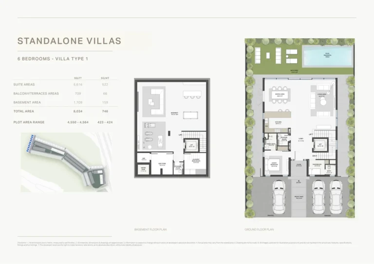 Terra Golf Collection floor plan 6-спальн. · 8034 кв. фут