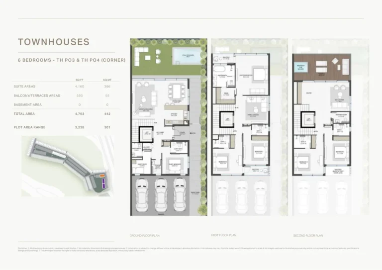 Terra Golf Collection floor plan 6-спальн. · 4753 кв. фут