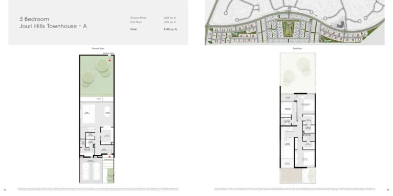 Jouri Hills floor plan 3-спальн. · 3160 кв. фут