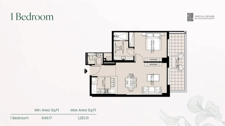 Living Legends Phase 4 floor plan 1 BR · 1251 sqft