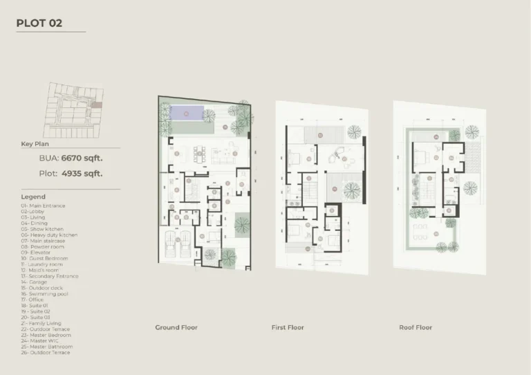 Numa Reserve floor plan 5 BR · 6670 sqft