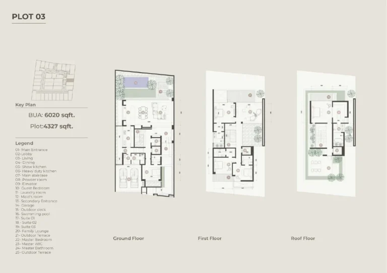 Numa Reserve floor plan 5 BR · 6020 sqft