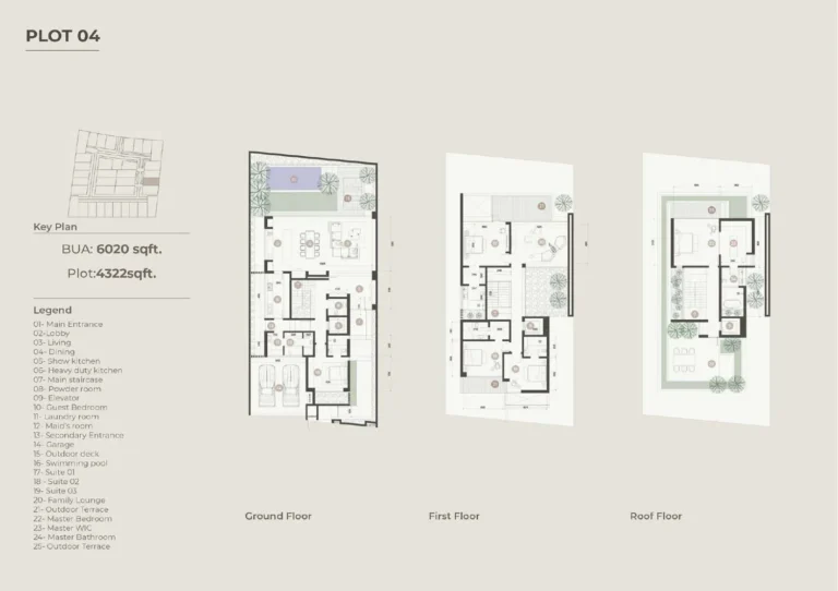 Numa Reserve floor plan 5 BR · 6020 sqft