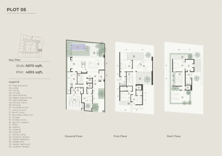 Numa Reserve floor plan 5 BR · 6670 sqft