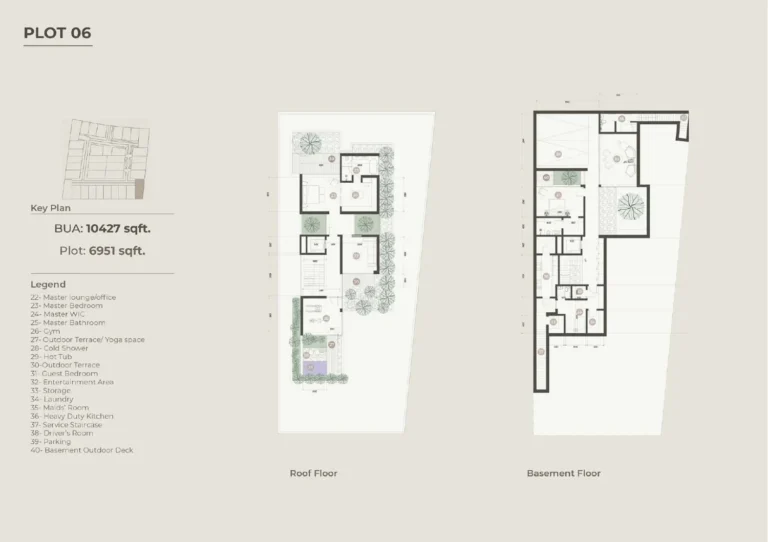 Numa Reserve floor plan 6 BR · 10427 sqft
