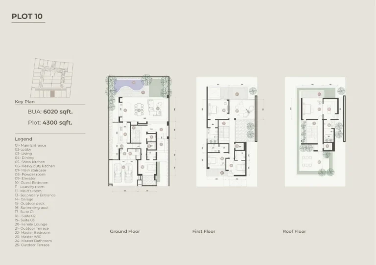 Numa Reserve floor plan 5 BR · 6020 sqft