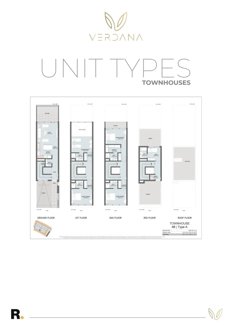 Verdana 6 floor plan 4 BR · 2292 sqft