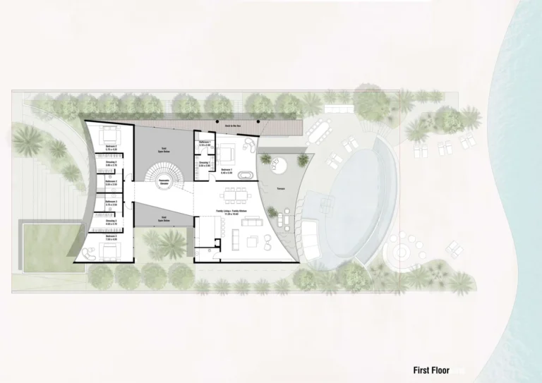 Zaya Zuha Island floor plan 3-спальн.