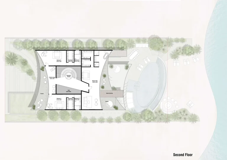 Zaya Zuha Island floor plan 3-спальн.