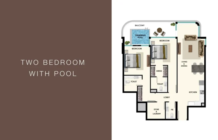 Rome By Sd floor plan 2 BR