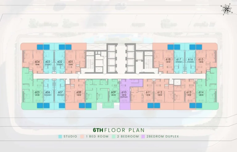 Samana Barari Lagoons floor plan Studio
