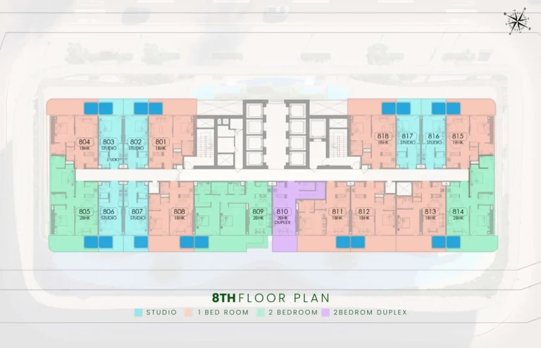 Samana Barari Lagoons floor plan Studio