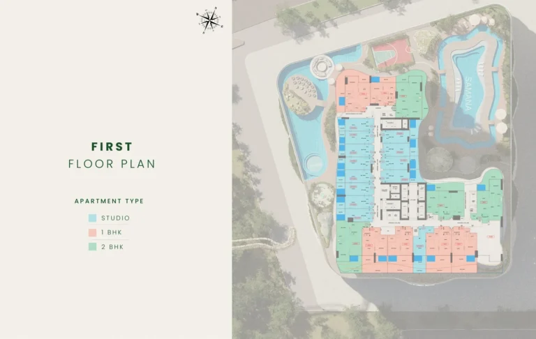 Samana Barari Views floor plan Studio