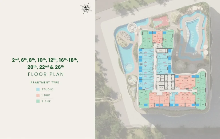 Samana Barari Views floor plan Studio