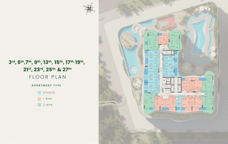 Samana Barari Views floor plan Studio