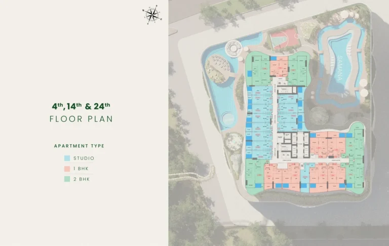 Samana Barari Views floor plan Studio