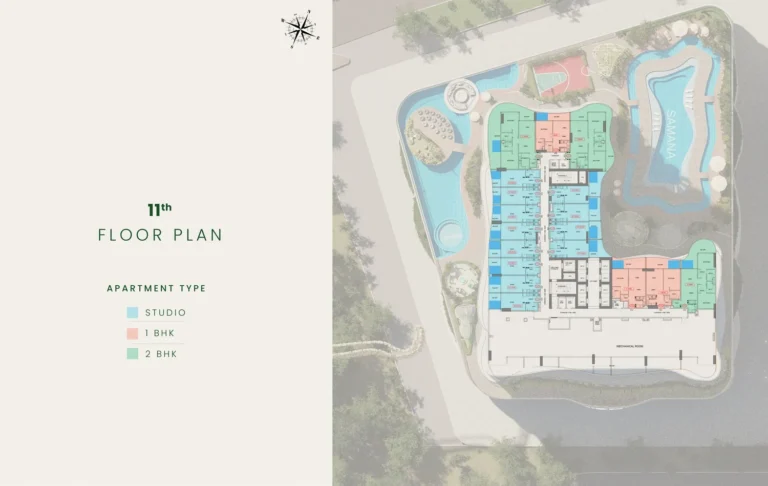 Samana Barari Views floor plan Studio