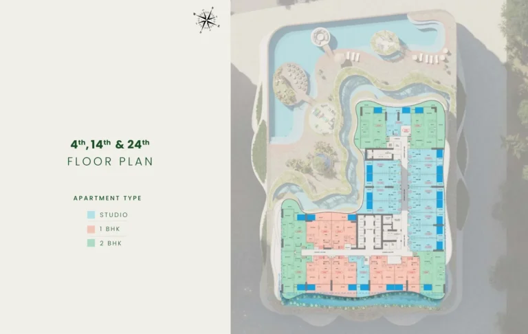 Samana Barari Views 2 floor plan Studio