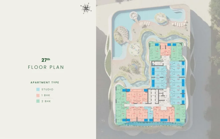 Samana Barari Views 2 floor plan Studio