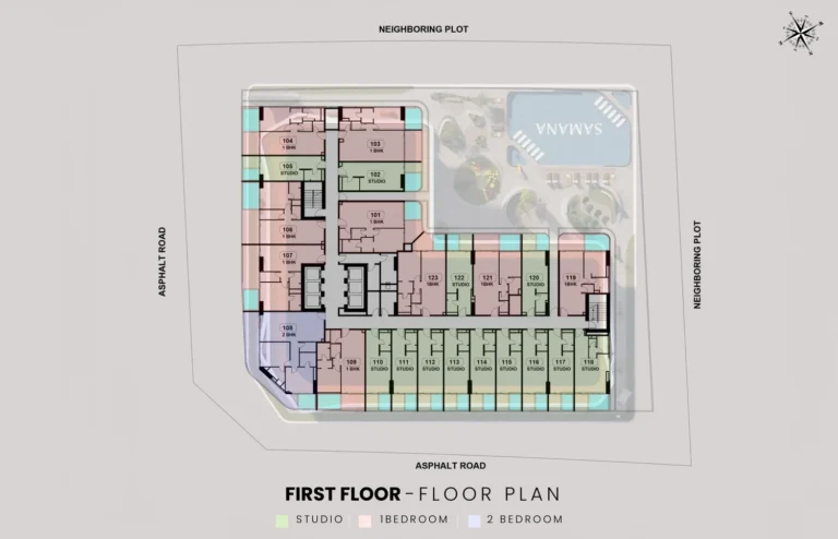 Samana Ibiza floor plan Studio