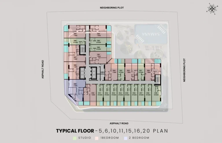 Samana Ibiza floor plan Studio