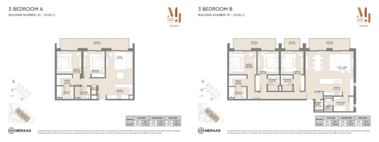 Jomana floor plan 3-спальн. · 2187 кв. фут