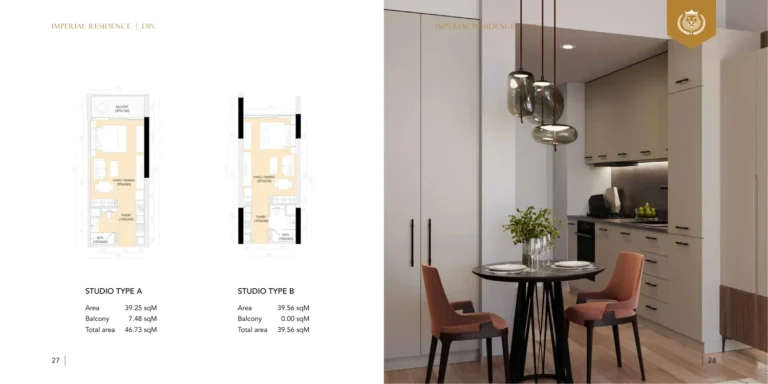 Imperial Residence floor plan Studio