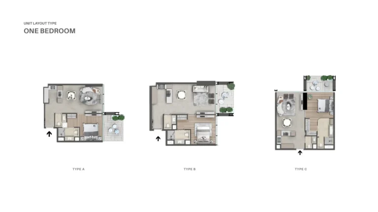 Imtiaz Symphony Tower floor plan 1-спальн.