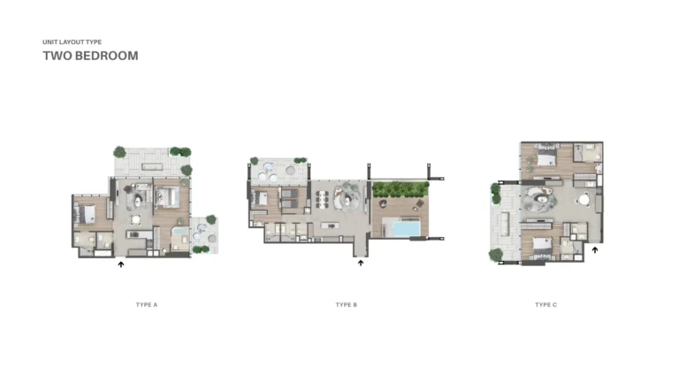 Imtiaz Symphony Tower floor plan 2-спальн.