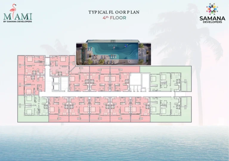 Miami By Sd floor plan Studio