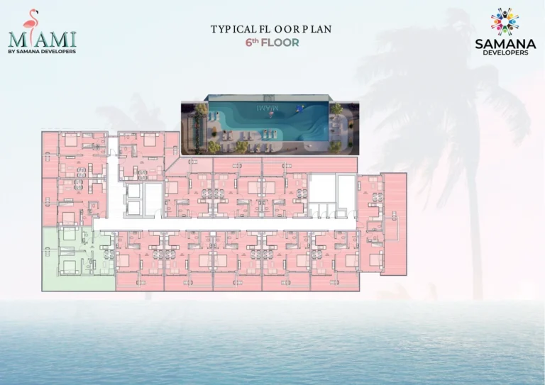 Miami By Sd floor plan Studio