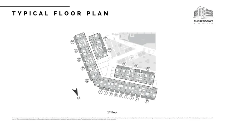 Prestige One Residences floor plan Studio
