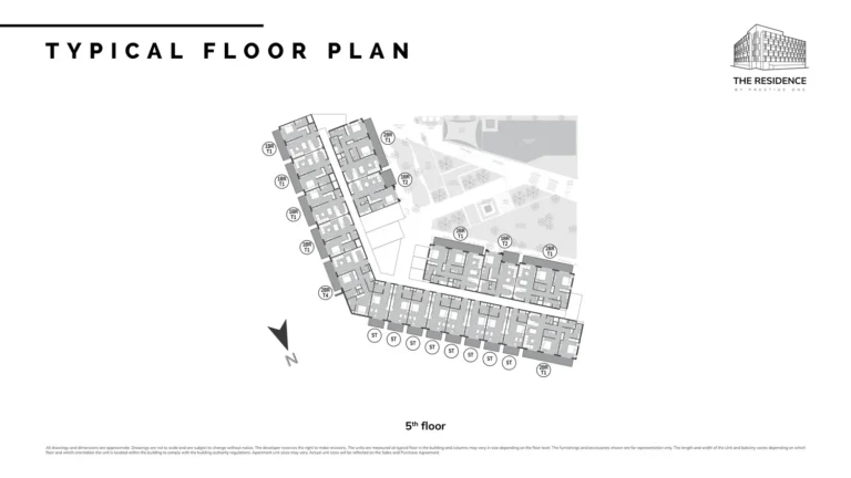 Prestige One Residences floor plan Studio