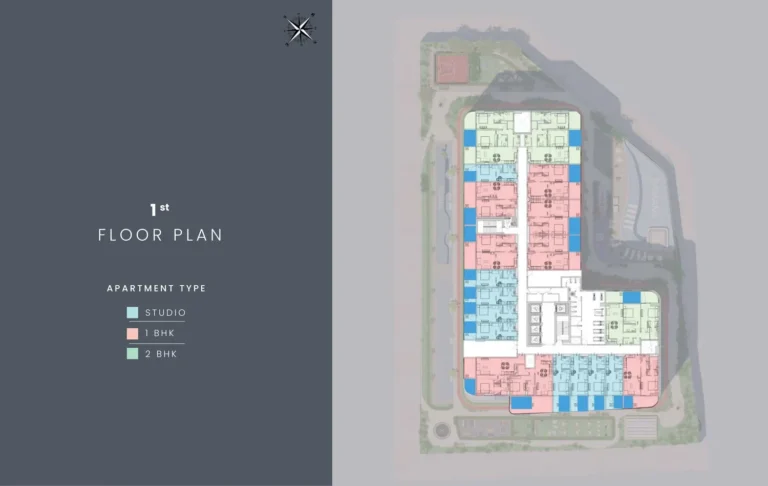 Samana Lake Views floor plan Studio