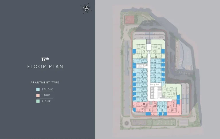 Samana Lake Views floor plan Studio