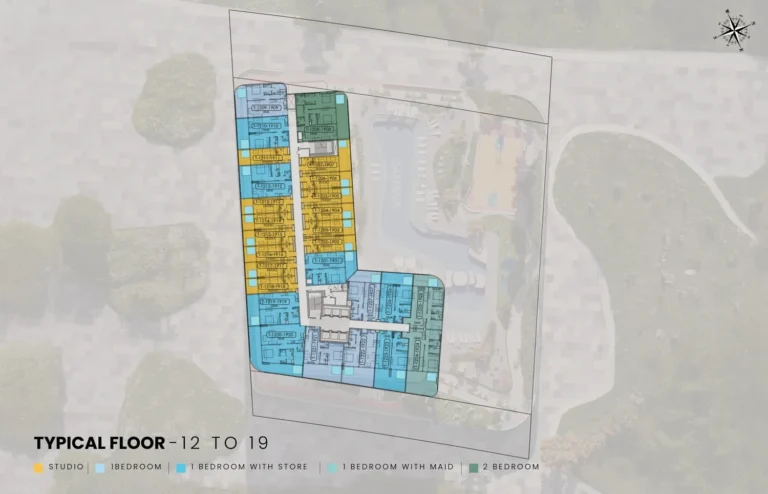 Samana Resorts floor plan Studio