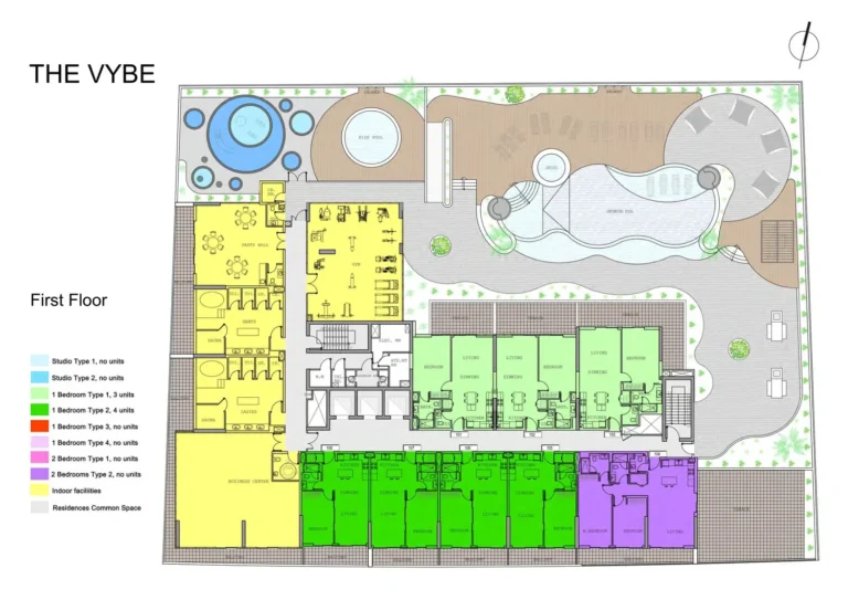The Vyne Residences floor plan Studio