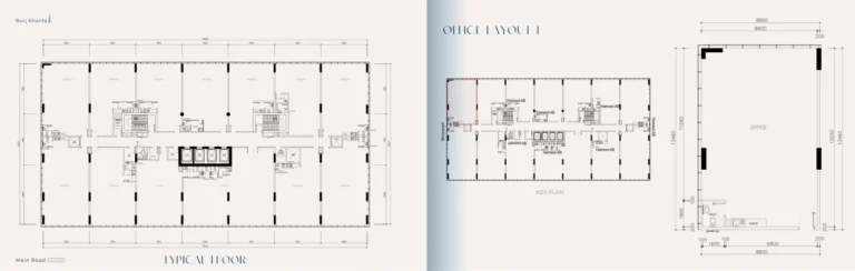 Tomorrow Commercial Tower floor plan Studio