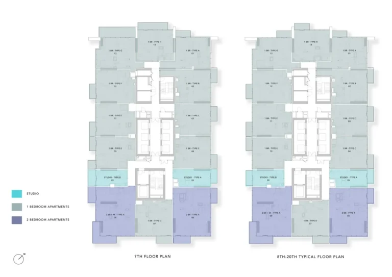 Uh West By Ellington floor plan Studio